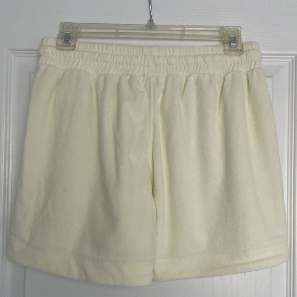 Summersalt Off-White Terry Shorts - Picture 5 of 8